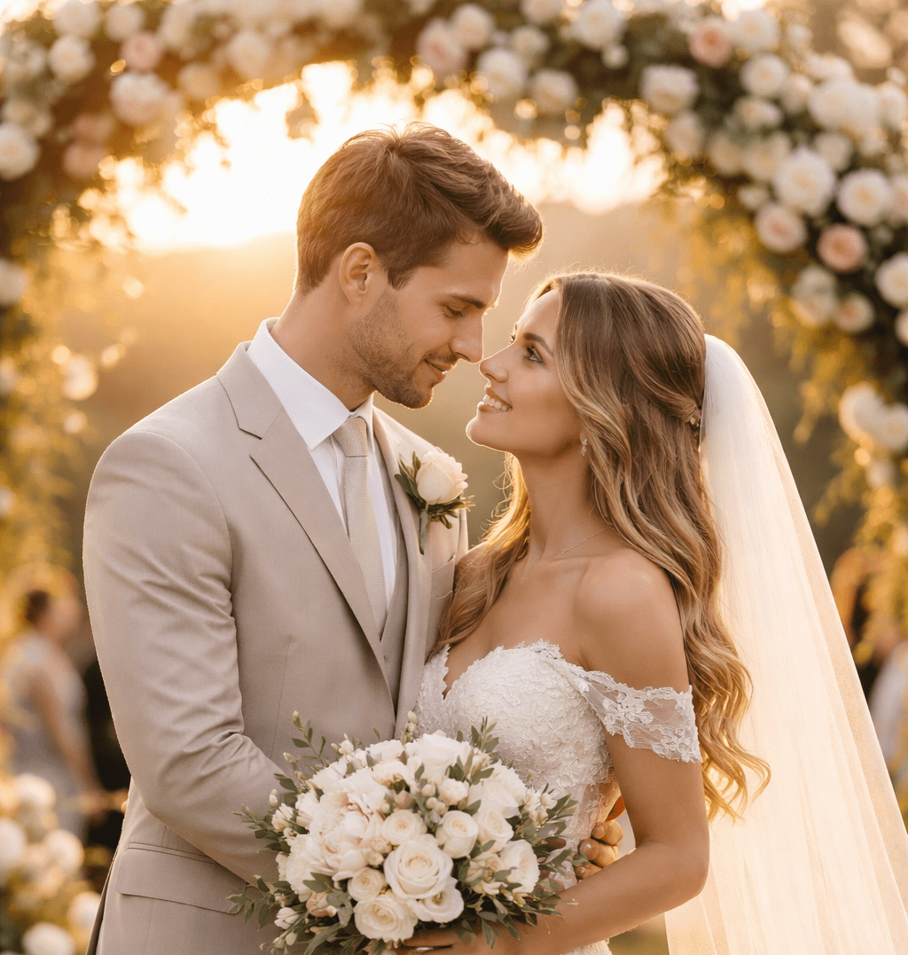 Traslado para novios en vehículo privado