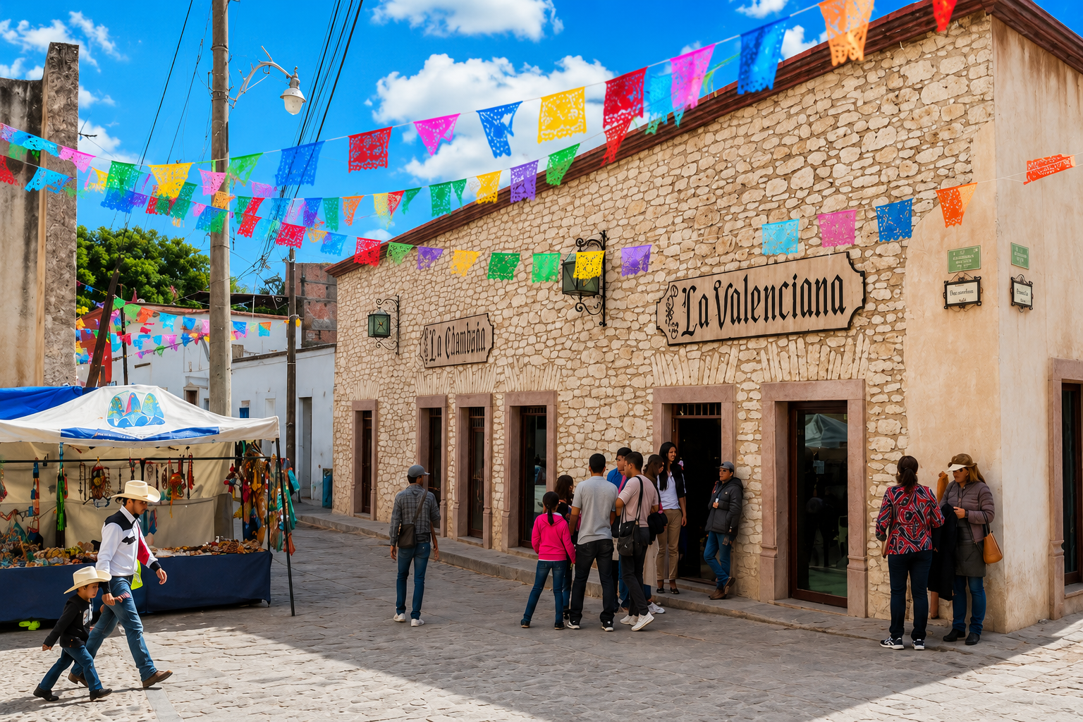 Centro histórico de Mineral de Pozos durante un tour privado