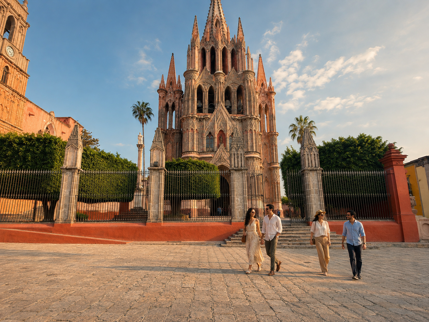 Parroquia de San Miguel Arcángel durante un tour en San Miguel de Allende