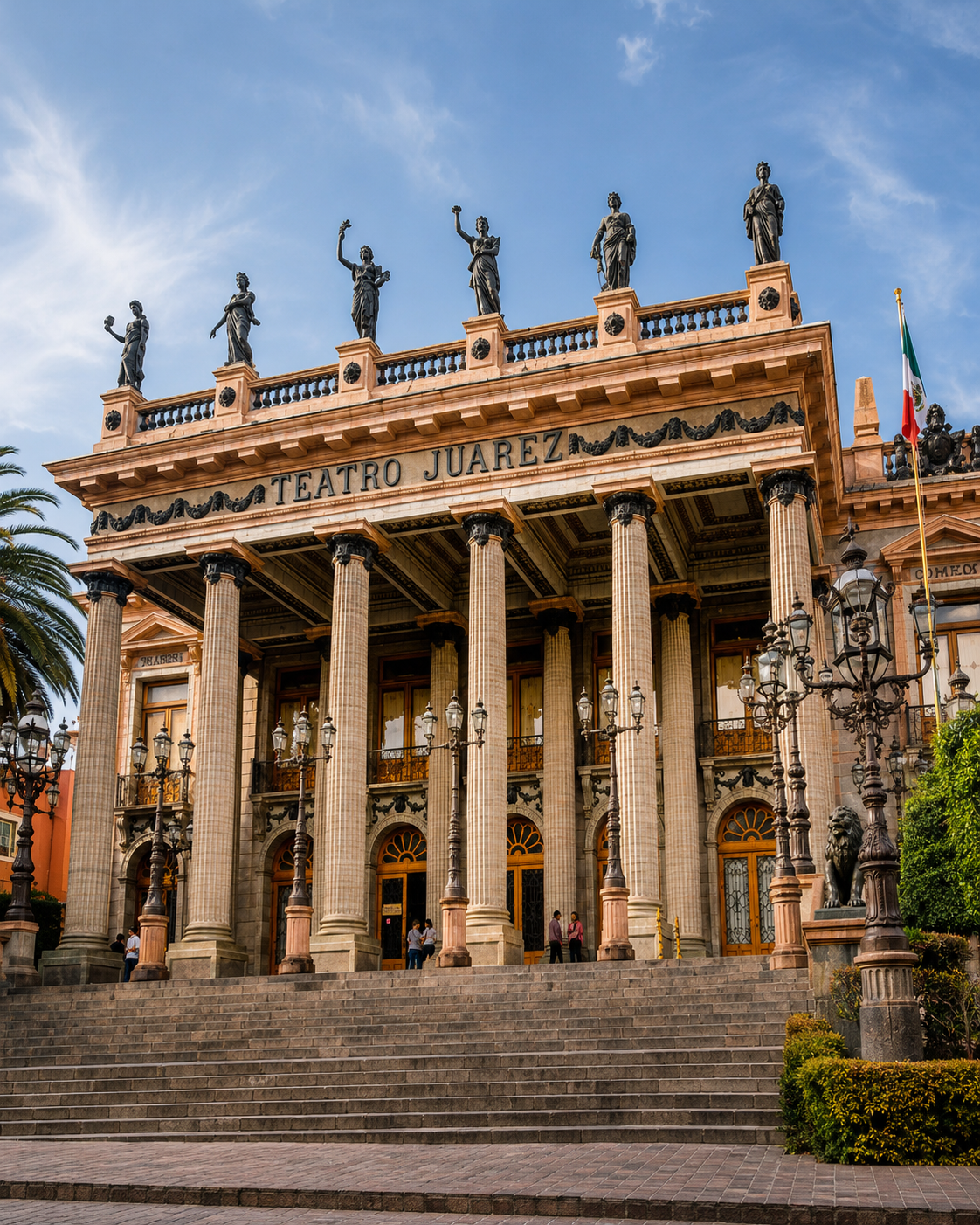 Teatro Juárez durante un tour privado por Guanajuato